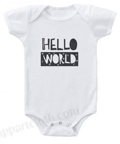 Hello World Funny Baby Onesie
