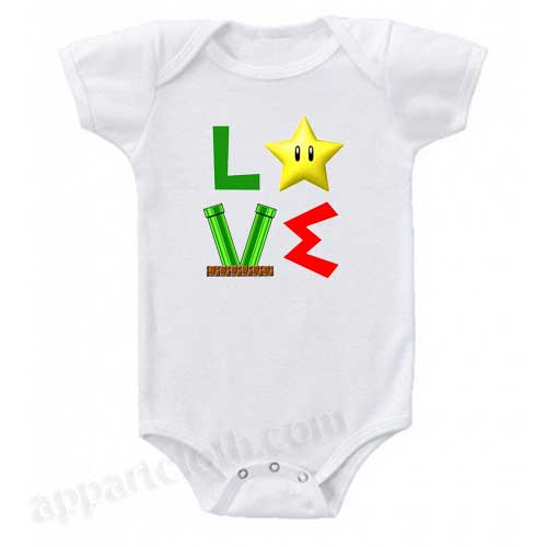 I Love My Bros Funny Baby Onesie