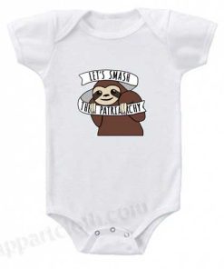 Feminist Sloth Smash the Patriarchy Funny Baby Onesie