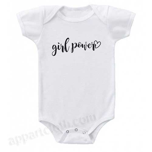 Girl Power Funny Baby Onesie Funny Baby Bodysuit