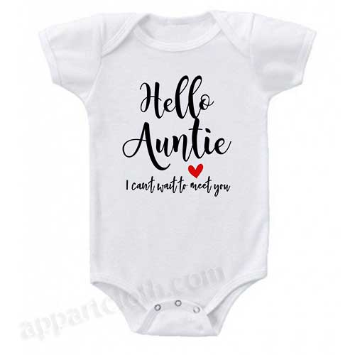 funny baby onesies from aunt