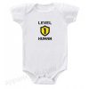 Level 1 Human Funny Baby Onesie