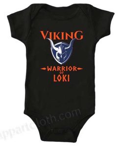 Viking Warrior of LOKI Funny Baby Onesie