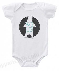 Wild Bear Funny Baby Onesie