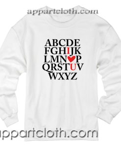 Abcde Unisex Sweatshirts