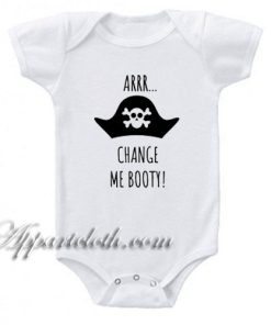 Arrr Change Me Booty Funny Baby Onesie