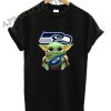 Baby Yoda Hug Seattle Seahawks Shirts
