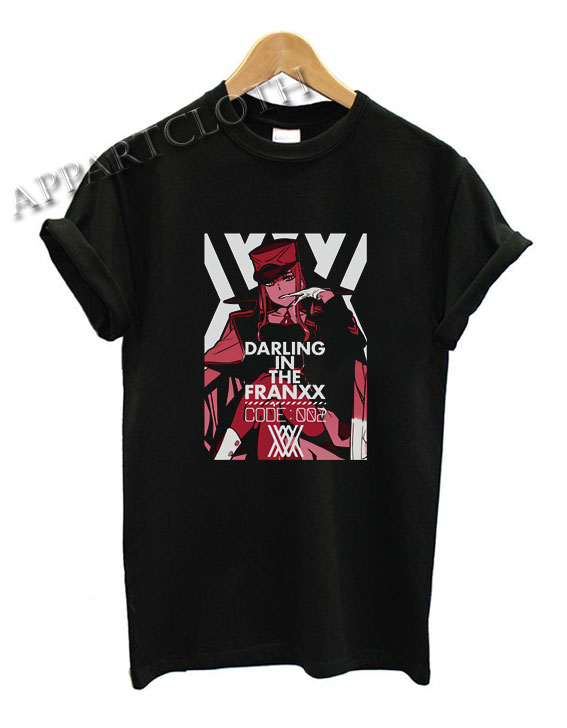 Darling in The Franxx Code 002 Shirts Size XS,S,M,L,XL,2XL - appartcloth