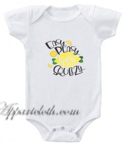 Easy Peasy Lemon Funny Baby Onesie