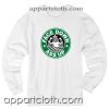 Front face Down Ass up Starbucks Unisex Sweatshirts