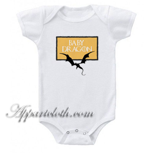 Game of Thrones - Baby Dragon Funny Baby Onesie