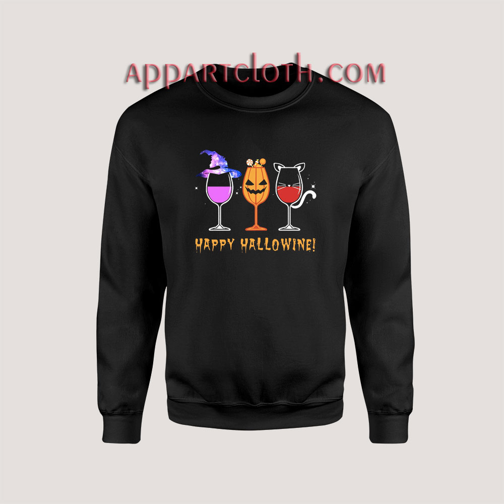 Halloween Wine Unisex Sweatshirts