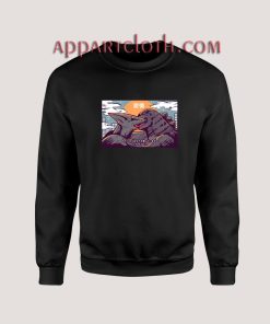 Kaiju Kiss Godzilla Unisex Sweatshirts
