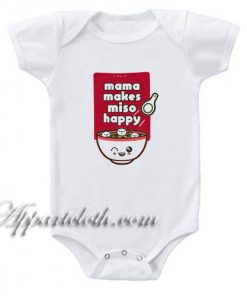 Mama Miso Happy Funny Baby Onesie