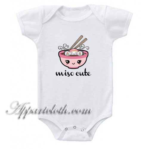 Miso Cute Sushi Funny Baby Onesie