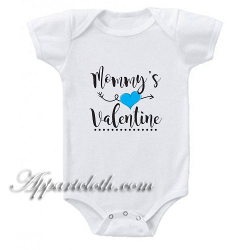 Mommy's Valentine Funny Baby Onesie