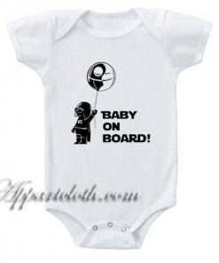 Star Wars Baby on Board Decal Funny Baby Onesie