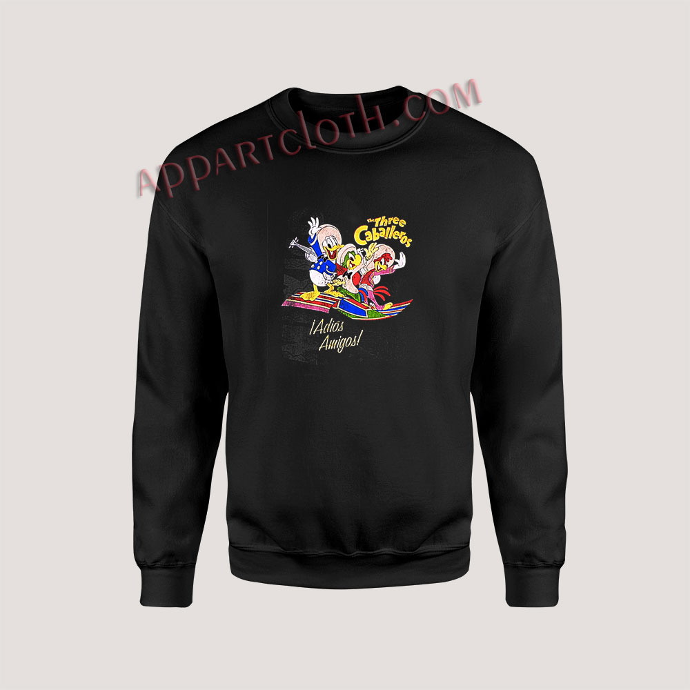 Walt Disney Rare Three Caballeros Unisex Sweatshirts
