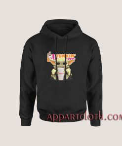 Baby Yoda hug Dunkin Donuts Hoodies