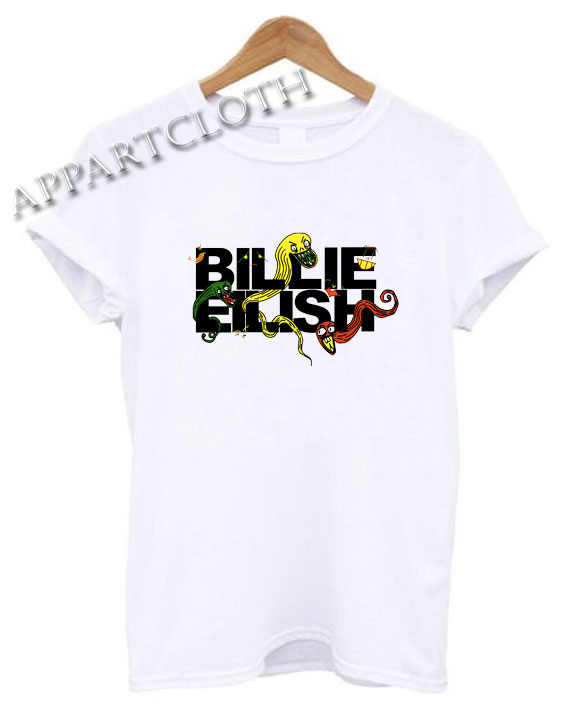 Billie Eilish snake Shirts Size XS,S,M 