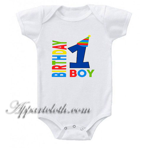 Boy Birthday Party Funny Baby Onesie