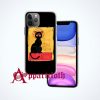 Chat Noir de la Lune iPhone Case and Cover