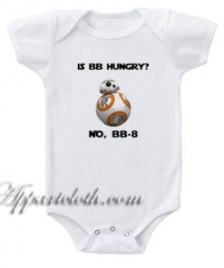 Cute Star Wars BB8 - Is BB Hungry Funny Baby Onesie