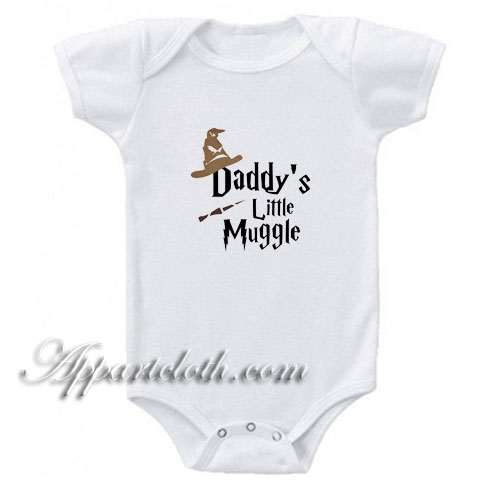 Daddy's Little Muggle Funny Baby Onesie