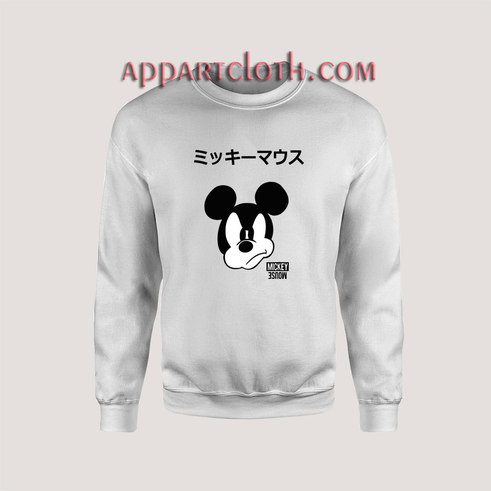 Disney Mickey Mouse Japanese Unisex Sweatshirts