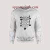 Disney Quote Never Grow Up Unisex Sweatshirts