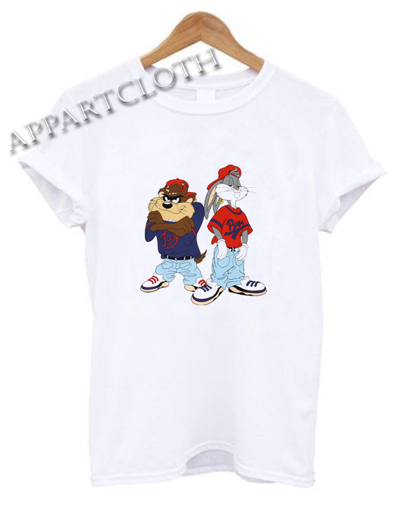 Gangster Taz and Bugs Bunny Shirts Size XS,S,M,L,XL,2XL appartcloth