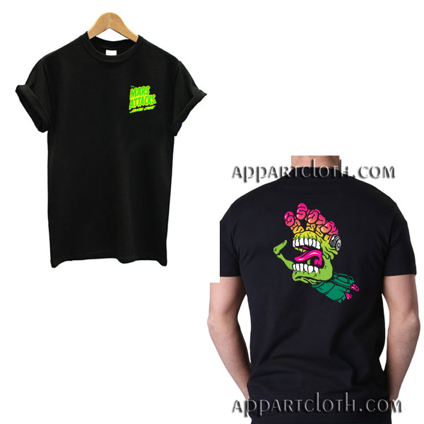 Mars Attacks x Santa Cruz Screaming Hand Shirts