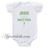 Yoda Size Not Matter Funny Baby Onesie