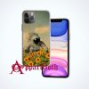 astronaut in a sunflower's field iPhone Case and Cover