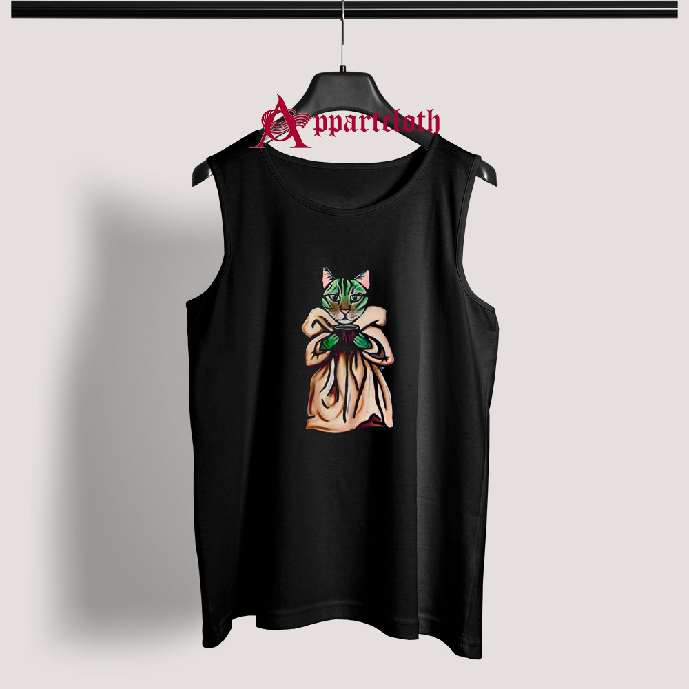 Baby Yoda Kitty Tank Top