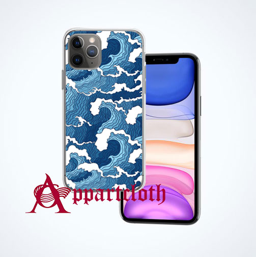 Blue Wave Aesthetic Iphone Case Cover On Sale Appartcloth Com