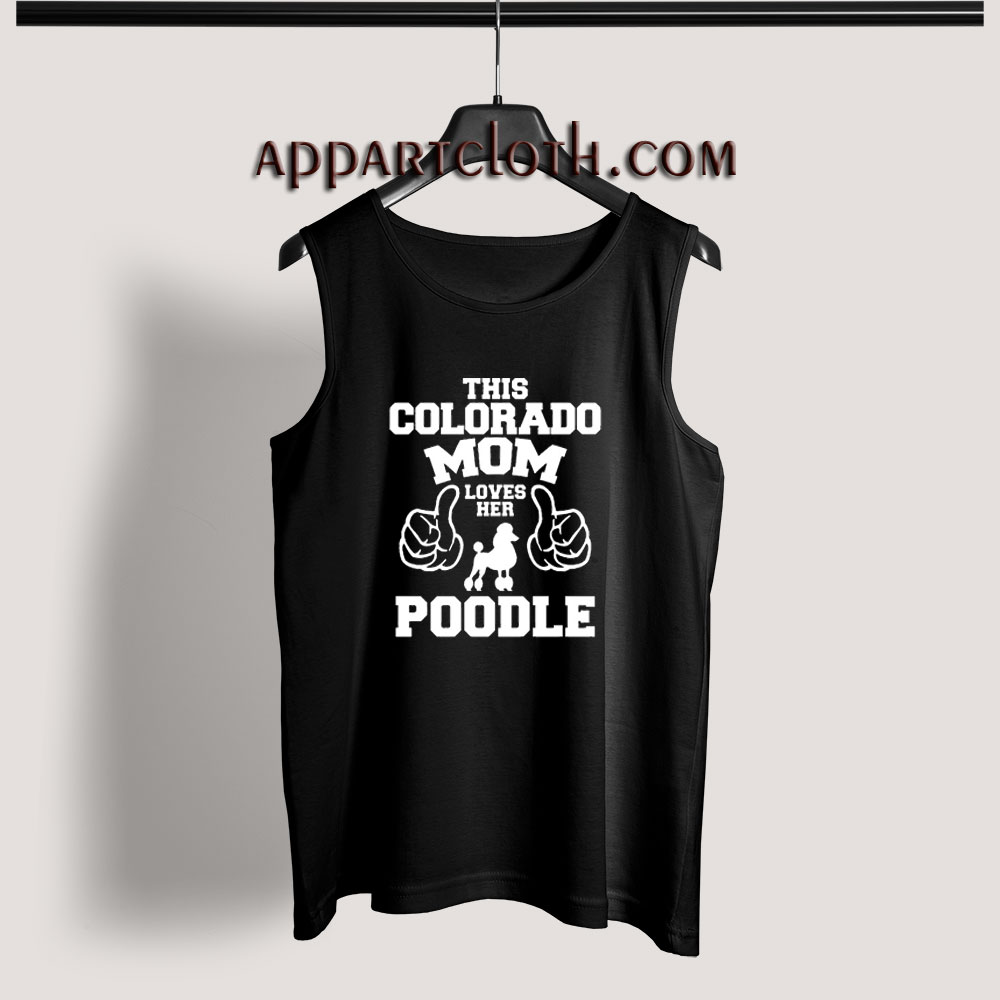 Colorado Mom Poodle Tank Top