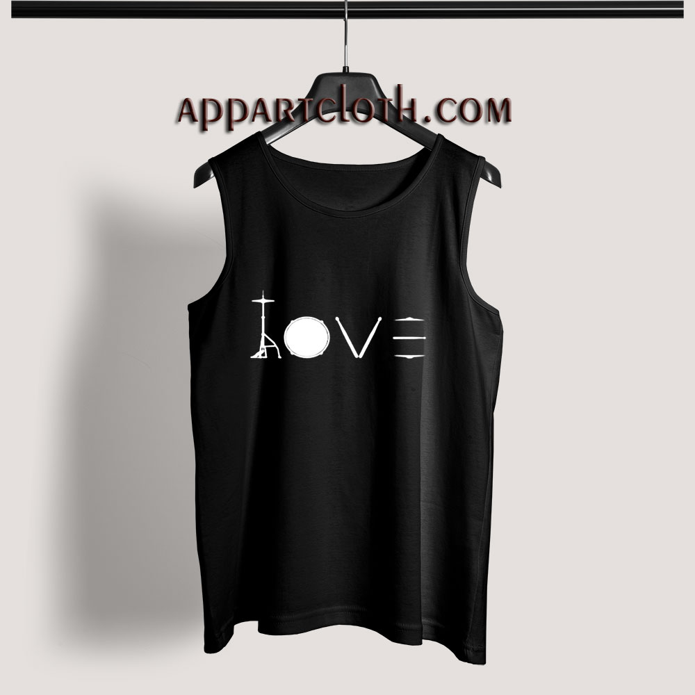 Love Drummer Tank Top