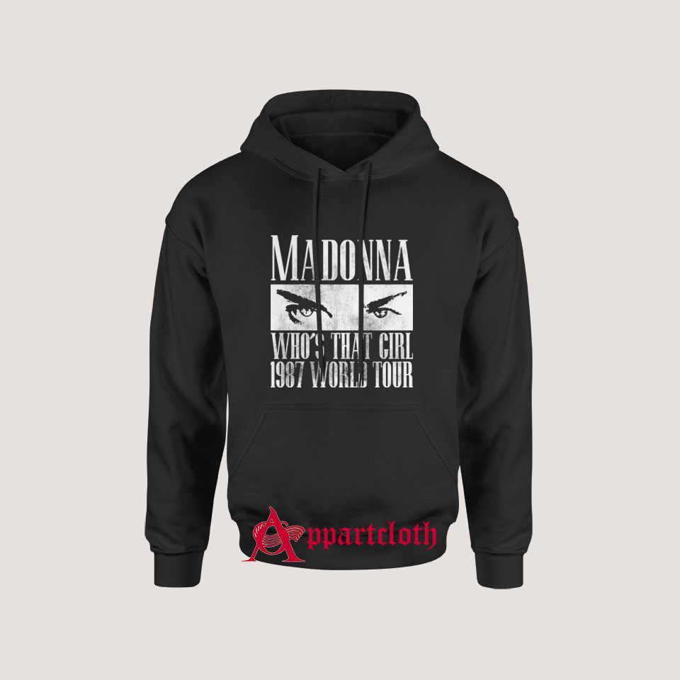 Madonna Who's That Girl 1987 World Tour Hoodies