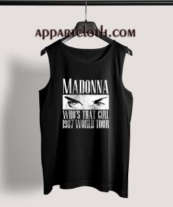 Madonna Who's That Girl 1987 World Tour Tank Top