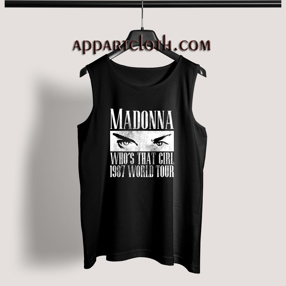 Madonna Who's That Girl 1987 World Tour Tank Top