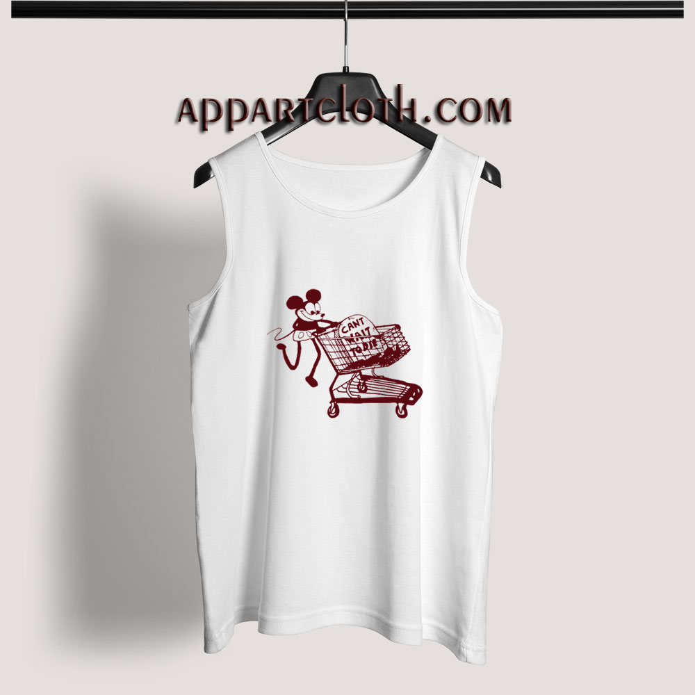 Mickey Cant Wait to Die Tank Top