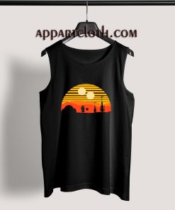 Vintage Sunset The Mandalorian Tank Top