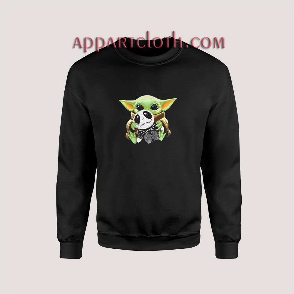 Yoda Hug Jack Skellington Sweatshirts