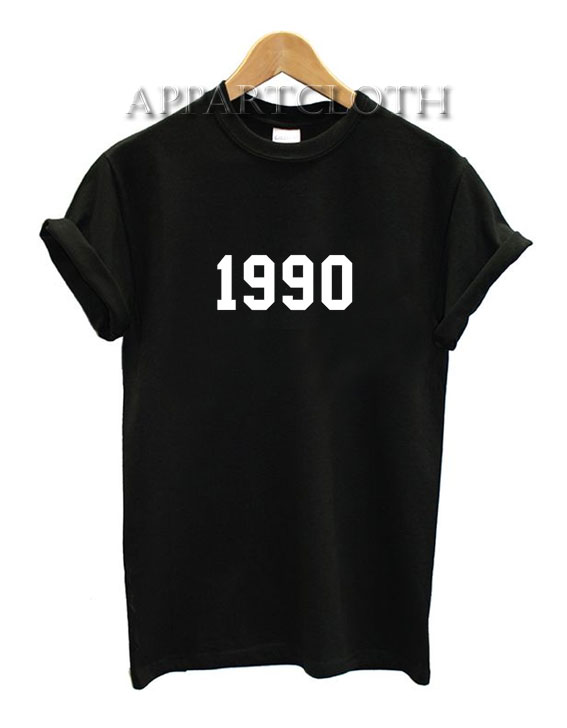 1990 30th Birthday Shirt Made In Year Numbers T-Shirt