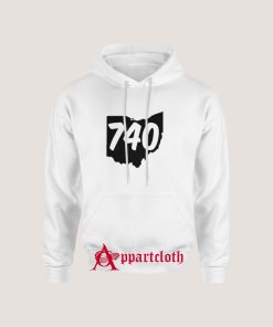 740 Area Code Ohio Hoodie