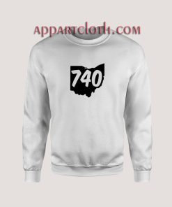 740 Area Code Ohio Sweatshirt