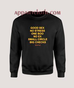 small circle big checks meaning Sweatshirt