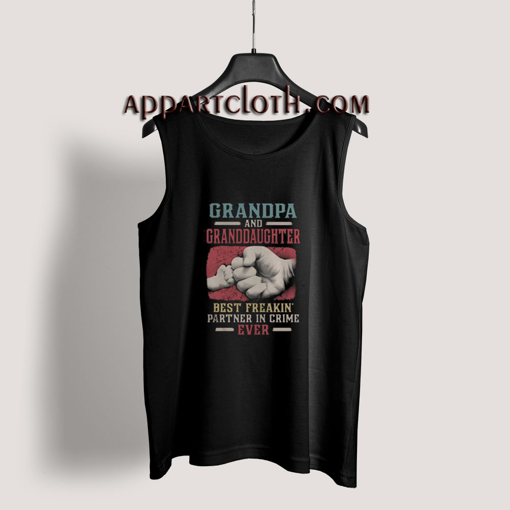 Grandpa And Granddaughter Tank Top