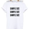 Sample Size Shirts